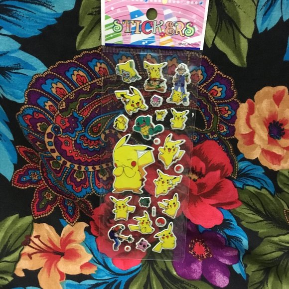 MY POKEMON PUFFY FOAM STICKER COLLECTION LOT - Picture 8 of 10